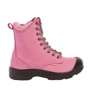 8" Steel toe and plate boot Raspberry